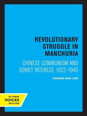 cover image of Revolutionary Struggle in Manchuria